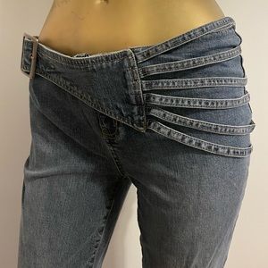 J LO Strappy jeans